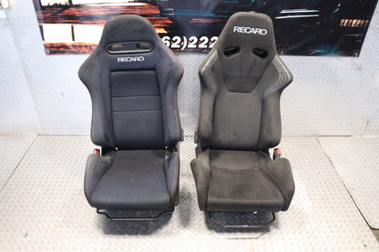 JDM DC5 Integra Type R Black Recaro Seats Pair OEM Honda Acura RSX ITR