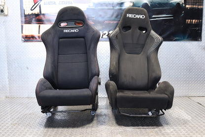 JDM DC5 Integra Type R Black Recaro Seats Pair OEM Honda Acura RSX ITR