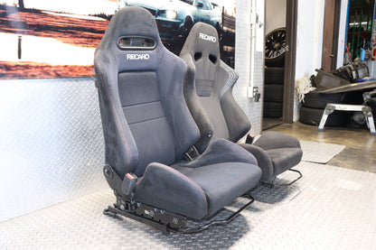 JDM DC5 Integra Type R Black Recaro Seats Pair OEM Honda Acura RSX ITR