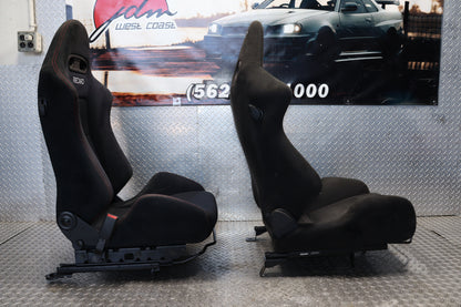 JDM DC5 Integra Type R Black Recaro Seats Pair OEM Honda Acura RSX ITR