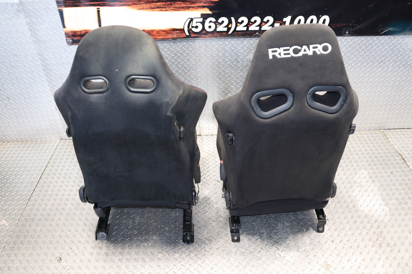 JDM DC5 Integra Type R Black Recaro Seats Pair OEM Honda Acura RSX ITR