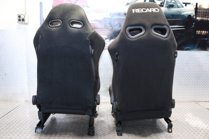 JDM DC5 Integra Type R Black Recaro Seats Pair OEM Honda Acura RSX ITR
