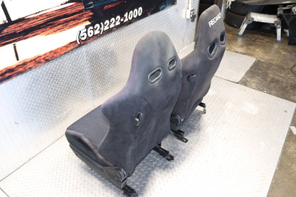 JDM DC5 Integra Type R Black Recaro Seats Pair OEM Honda Acura RSX ITR