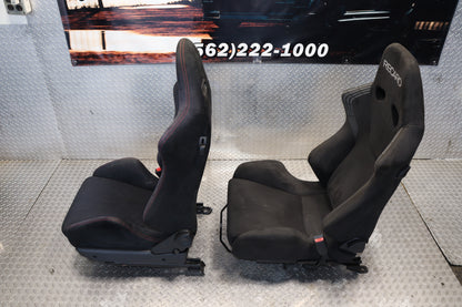 JDM DC5 Integra Type R Black Recaro Seats Pair OEM Honda Acura RSX ITR