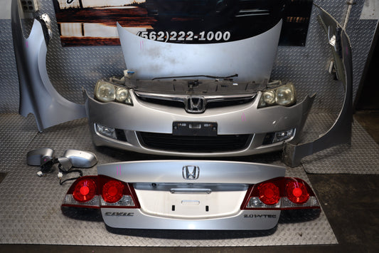 JDM 2006-2008 Acura CSX Complete Front End Conversion Nose Cut for Honda Civic FD