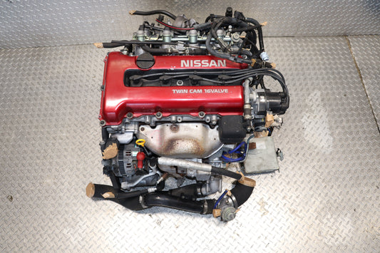 JDM Nissan SR20DET 2.0L Turbo Engine Red Top FWD | JDM Westcoast