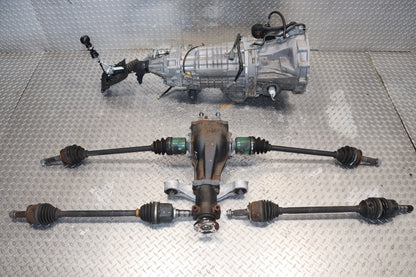 JDM 2008–2014 Subaru WRX STI 6-Speed Manual Transmission TY856UB1KA w/ R180 Rear Differential & 4 Axles