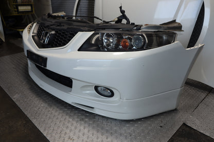 JDM 2004–2008 Honda Accord CL7 Acura TSX White Complete Front End Nose Cut Conversion