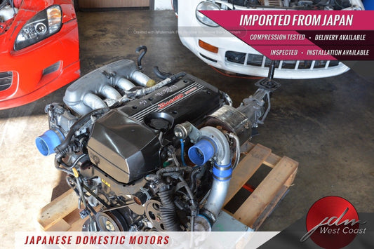 JDM 3SGE TURBO Toyota Altezza RS200 IS300 Beams Dual VVTI ENGINE 6spd Mt ECU