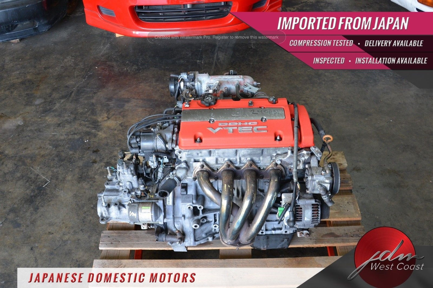 JDM H22A 92-96 HONDA PRELUDE ENGINE 2.2L DOHC VTEC W/5SPD Manual Trans