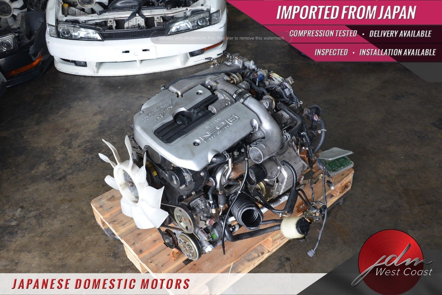 JDM RB25DET NEO Nissan Skyline R34 2.5L INLINE-6 TURBO ENGINE ECU TESTED✔VIDEO