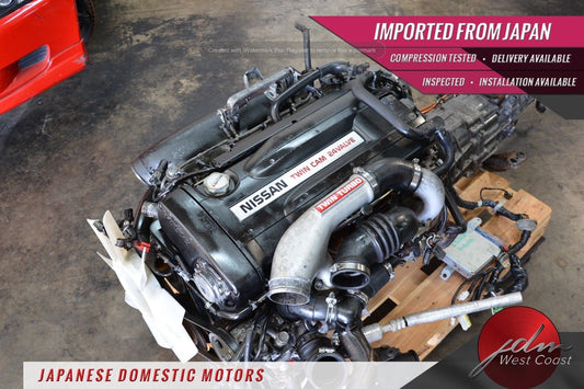 JDM RB26DETT Nissan Skyline GT-R R32 Engine 2.6L Twin-Turbo 5spd MT Awd Ecu